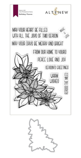 Altenew Stamp & Die Bundle Holiday Flower Stamp & Die Bundle