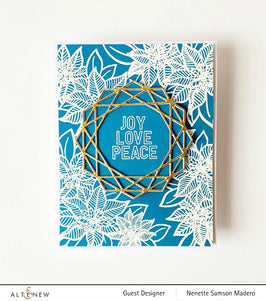 Altenew Stamp & Die Bundle Holiday Flower Stamp & Die Bundle