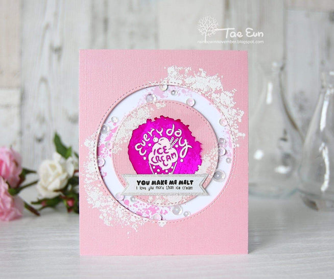 Altenew Stamp & Die Bundle Z - Ice Cream Stamp & Die Bundle