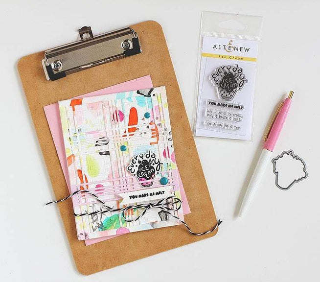 Altenew Stamp & Die Bundle Z - Ice Cream Stamp & Die Bundle