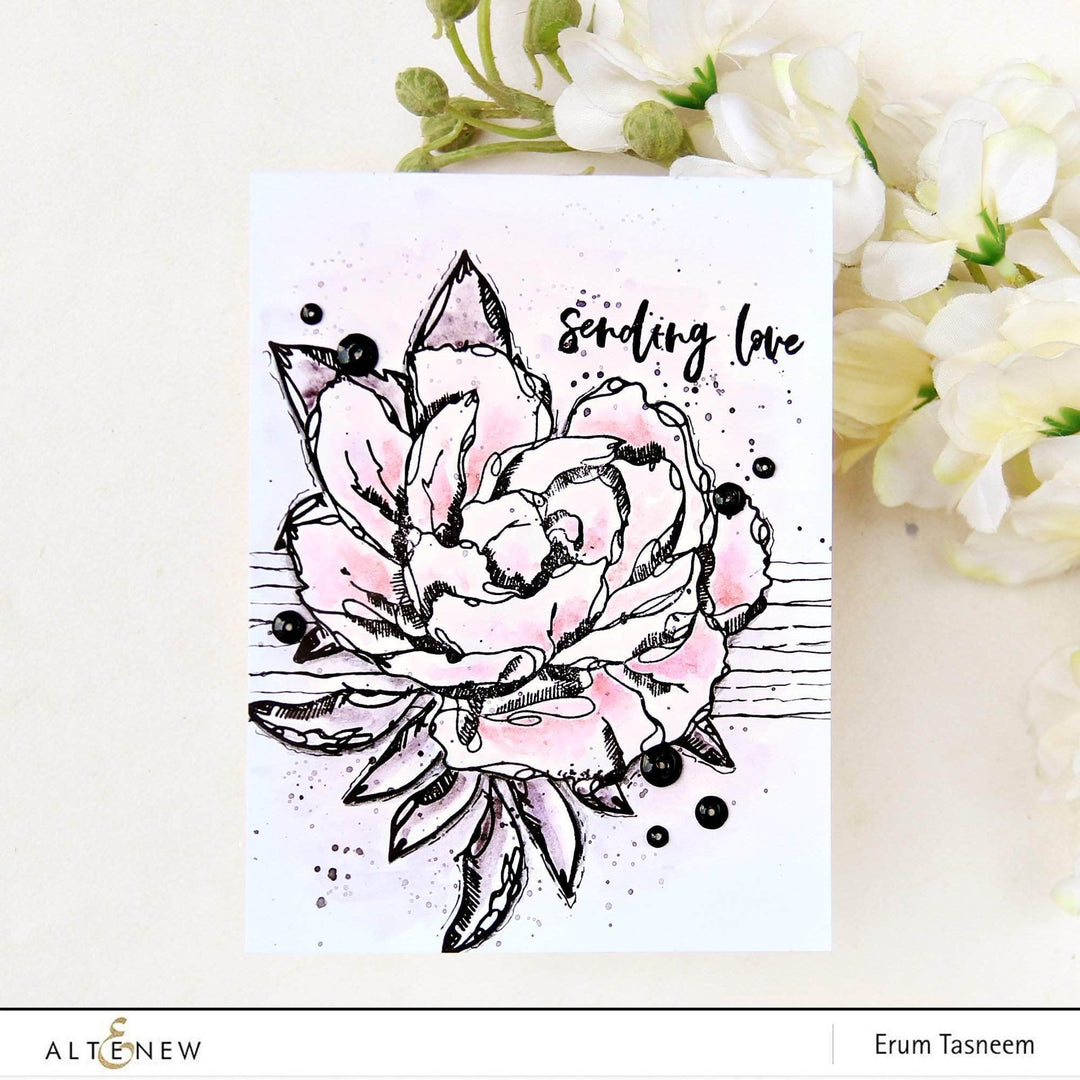 Altenew Stamp & Die Bundle Inked Flora