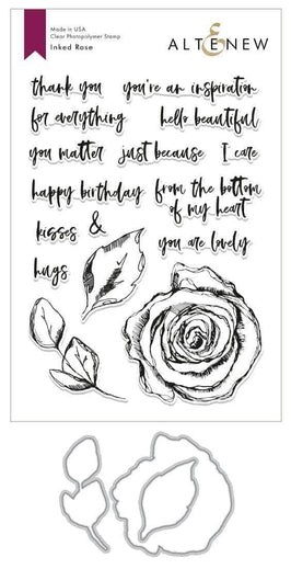 Altenew Stamp & Die Bundle Inked Rose Stamp & Die Bundle