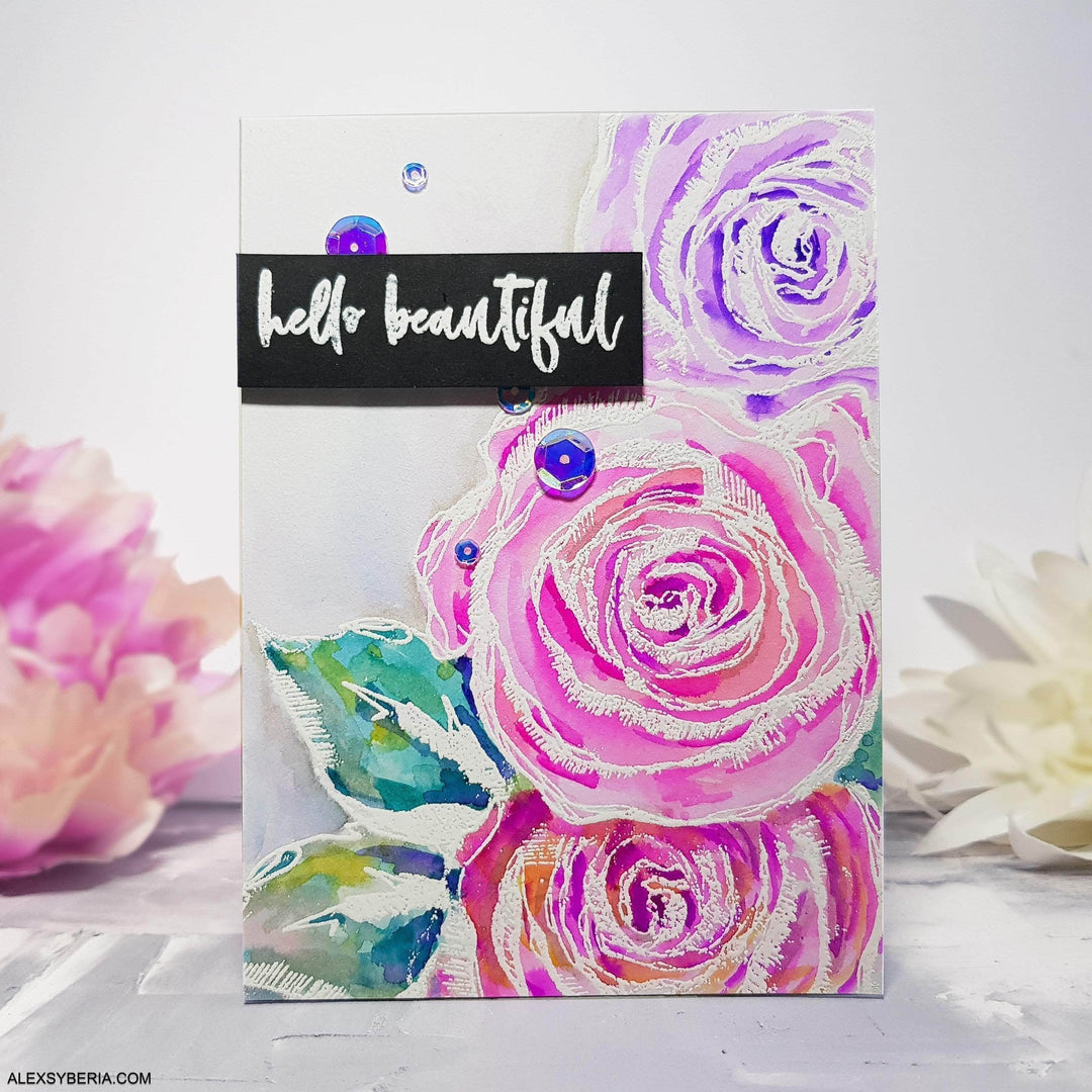 Altenew Stamp & Die Bundle Inked Rose Stamp & Die Bundle