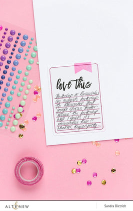 Altenew Stamp & Die Bundle Z - Journal Card Builder Stamp & Die Bundle