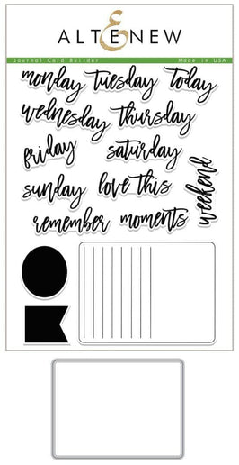 Altenew Stamp & Die Bundle Z - Journal Card Builder Stamp & Die Bundle