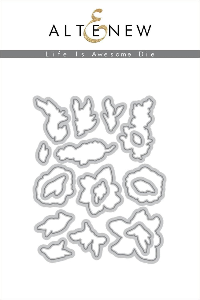 Altenew Stamp & Die Bundle Life Is Awesome Stamp & Die Bundle