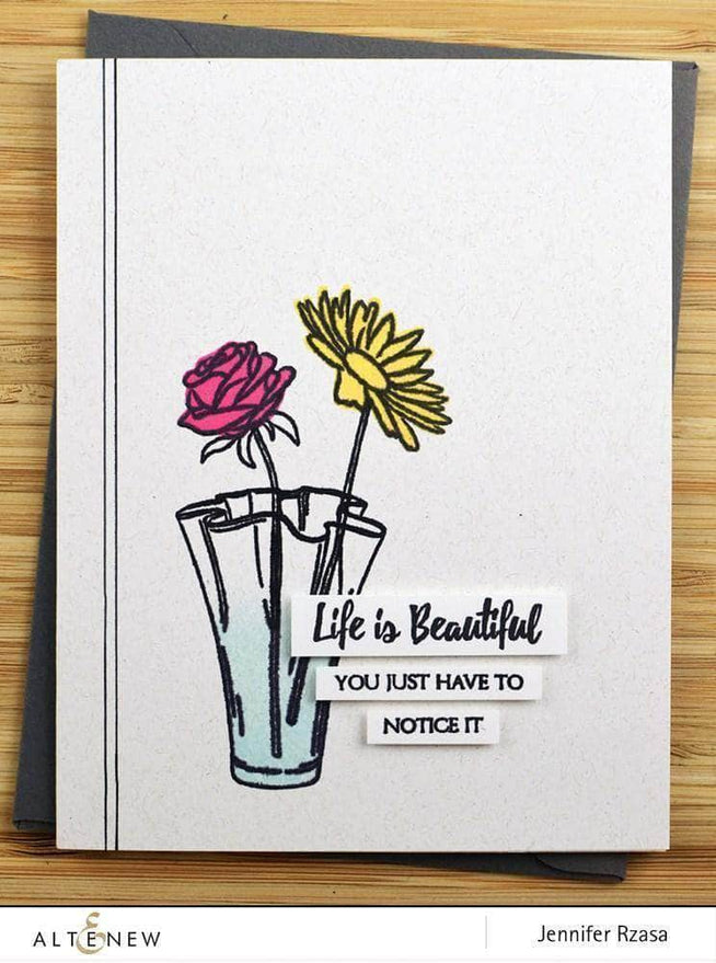 Altenew Stamp & Die Bundle Life is Beautiful Stamp & Die Bundle