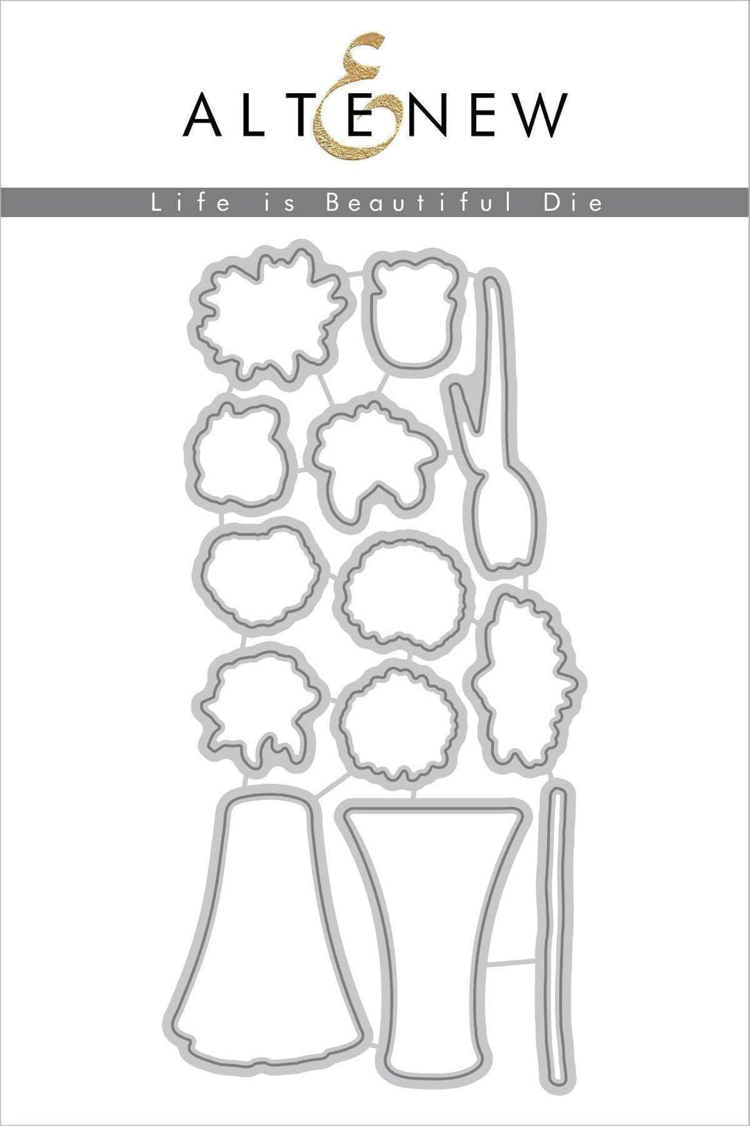 Altenew Stamp & Die Bundle Life is Beautiful Stamp & Die Bundle