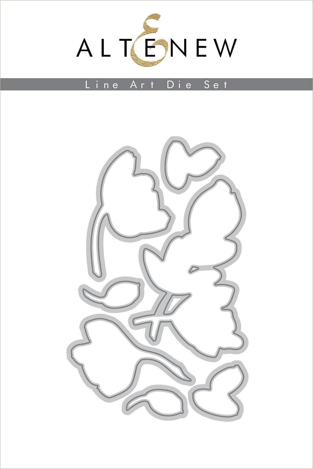 Altenew Stamp & Die Bundle Line Art