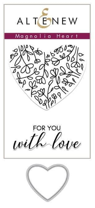 Altenew Stamp & Die Bundle Magnolia Heart Stamp & Die Bundle