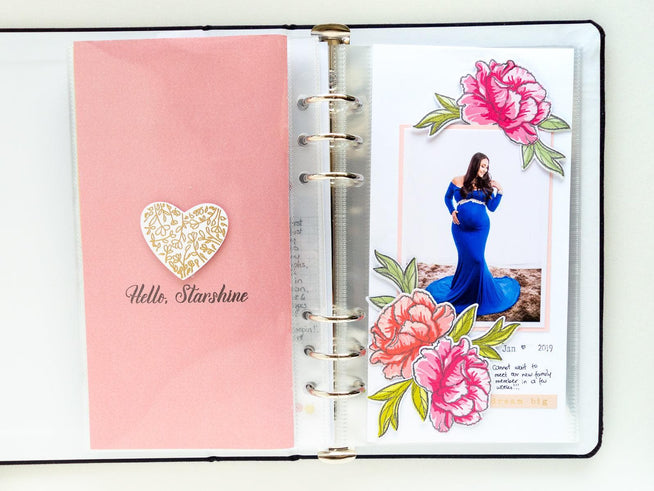 Altenew Stamp & Die Bundle Magnolia Heart Stamp & Die Bundle