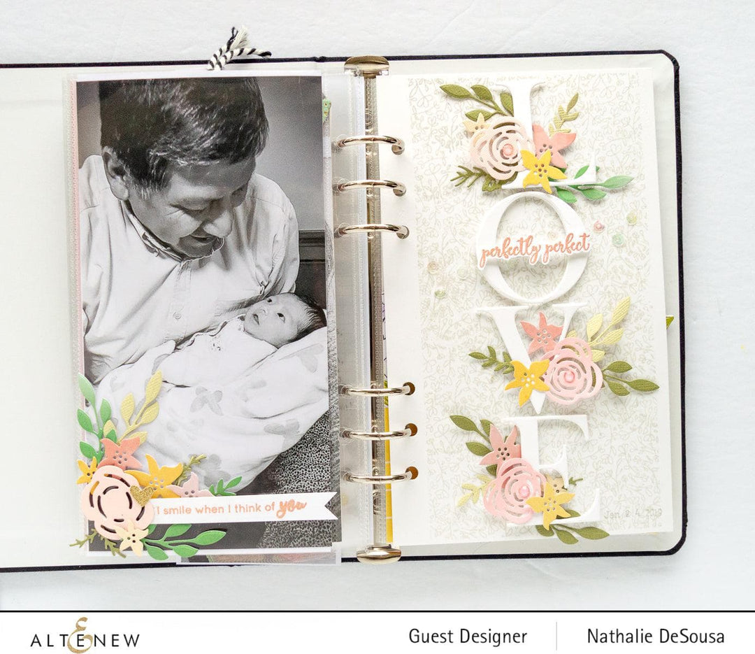 Altenew Stamp & Die Bundle Magnolia Heart Stamp & Die Bundle