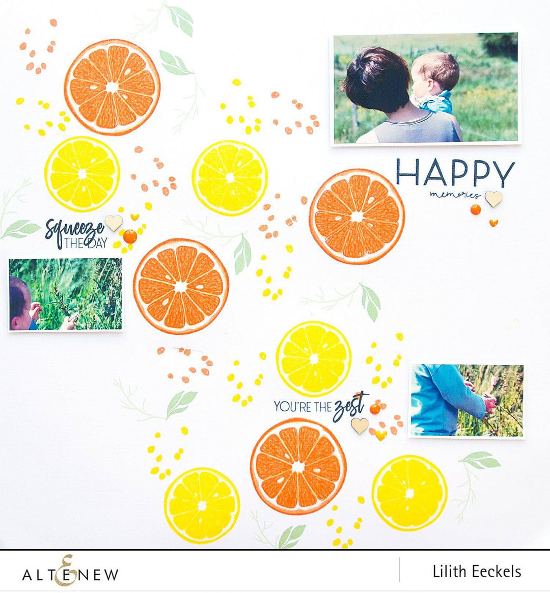 Altenew Stamp & Die Bundle Main Squeeze Stamp & Die Bundle