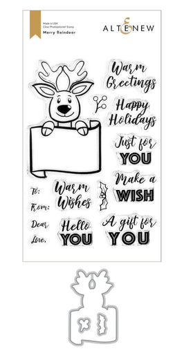 Altenew Stamp & Die Bundle Z - Merry Reindeer Stamp & Die Bundle