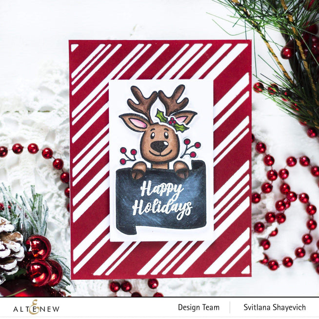 Altenew Stamp & Die Bundle Z - Merry Reindeer Stamp & Die Bundle