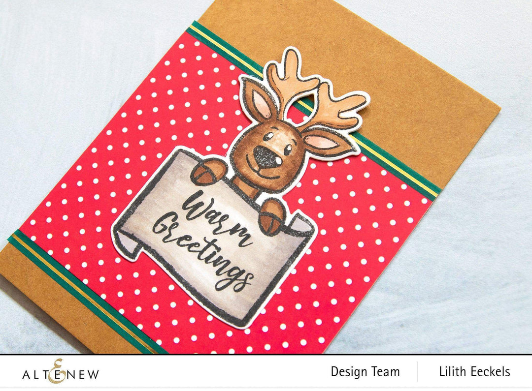 Altenew Stamp & Die Bundle Z - Merry Reindeer Stamp & Die Bundle
