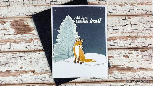 Altenew Stamp & Die Bundle Modern Fox Stamp & Die Bundle
