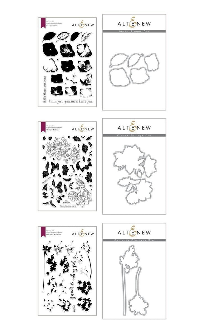 Altenew Stamp & Die Bundle Z - Nature Trail Coordinating Stamp & Die Bundle