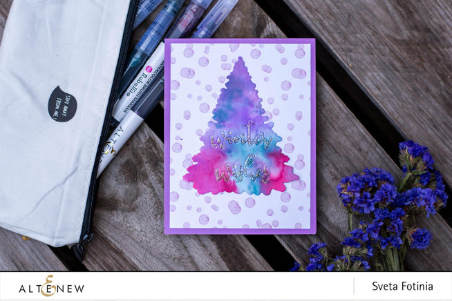 Altenew Stamp & Die Bundle Night Before Christmas Stamp & Die Bundle
