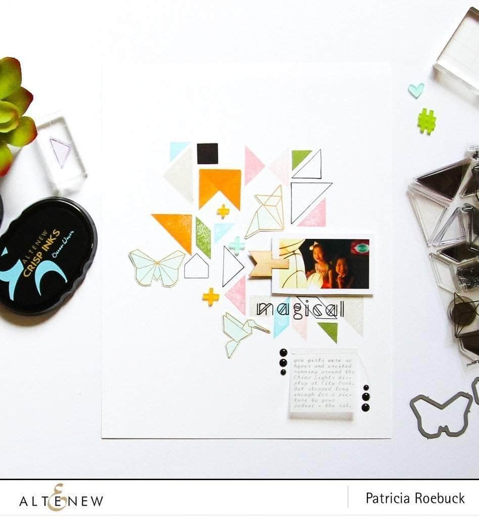 Altenew Stamp & Die Bundle Z - Ori Kami Stamp & Die Bundle