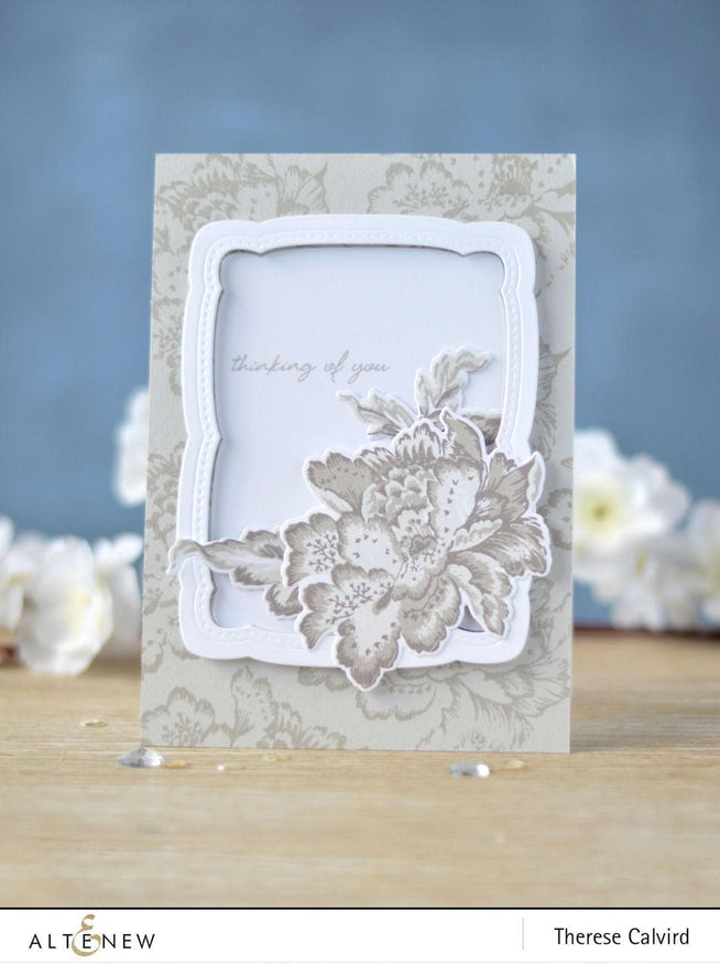 Altenew Stamp & Die Bundle Ornamental Flower Stamp & Die Bundle