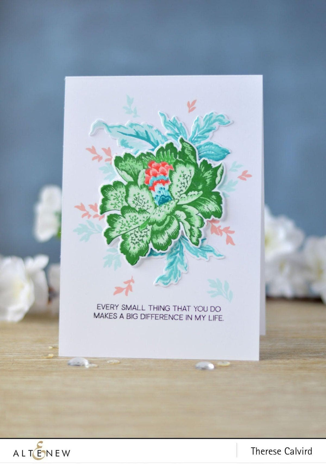 Altenew Stamp & Die Bundle Ornamental Flower Stamp & Die Bundle