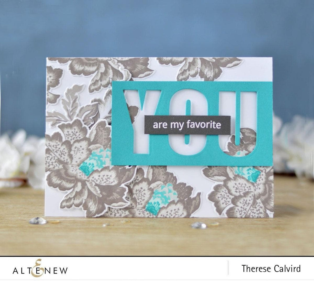 Altenew Stamp & Die Bundle Ornamental Flower Stamp & Die Bundle