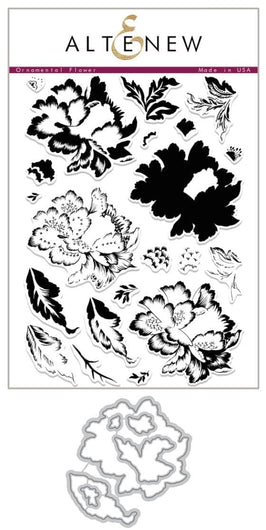 Altenew Stamp & Die Bundle Ornamental Flower Stamp & Die Bundle