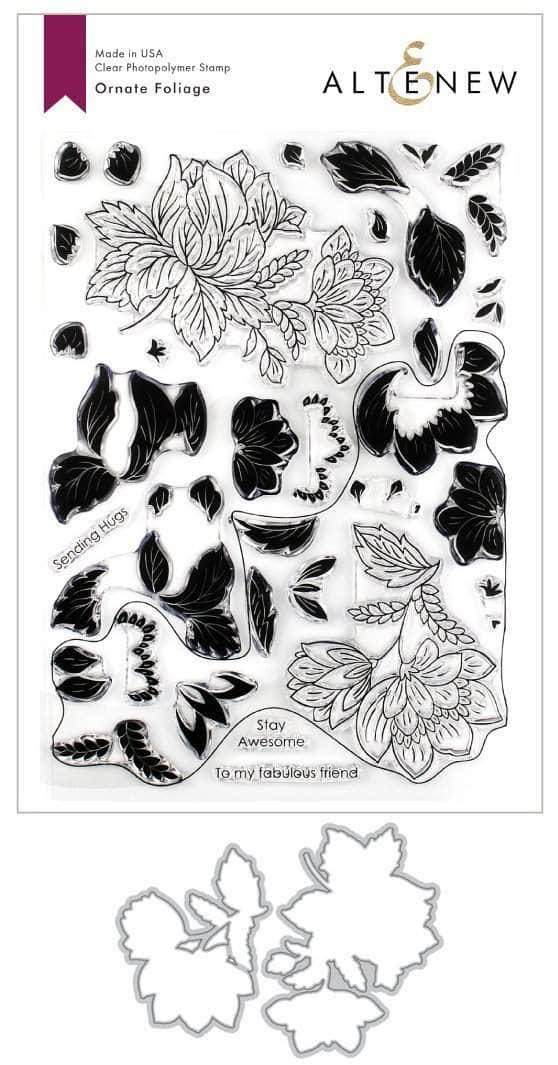 Altenew Stamp & Die Bundle Ornate Foliage Stamp & Die Bundle
