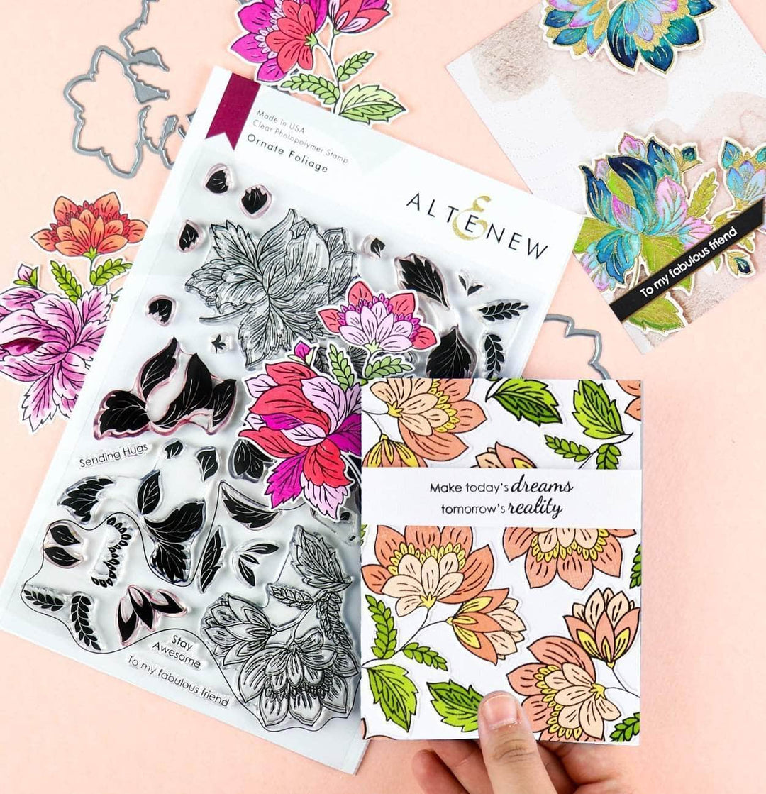 Altenew Stamp & Die Bundle Ornate Foliage Stamp & Die Bundle
