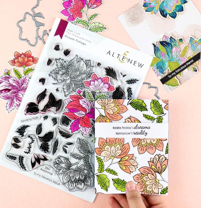 Altenew Stamp & Die Bundle Ornate Foliage Stamp & Die Bundle