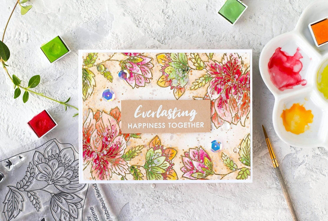 Altenew Stamp & Die Bundle Ornate Foliage Stamp & Die Bundle