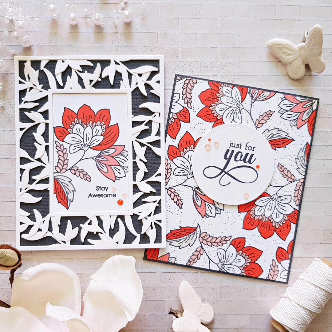 Altenew Stamp & Die Bundle Ornate Foliage Stamp & Die Bundle