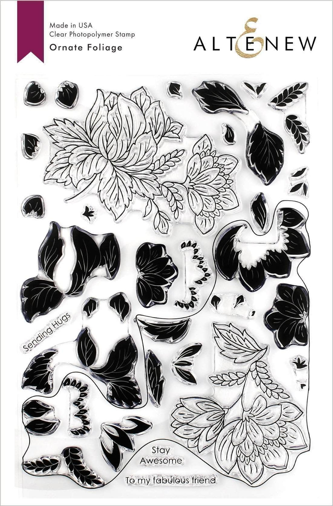 Altenew Stamp & Die Bundle Ornate Foliage Stamp & Die Bundle