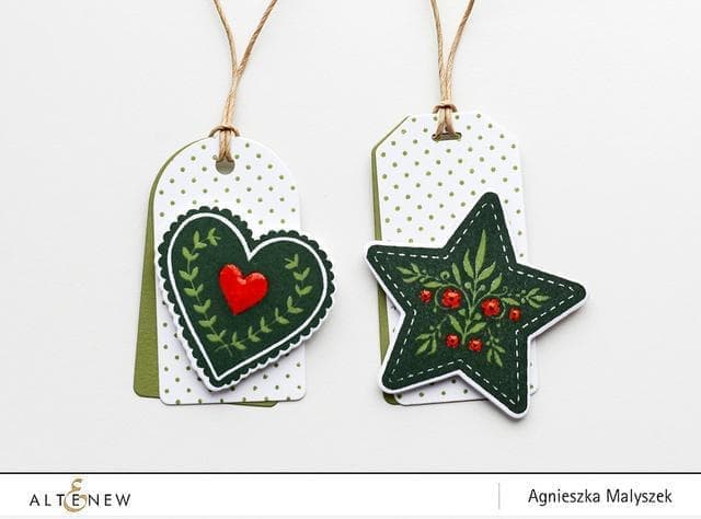 Altenew Stamp & Die Bundle Z - Peace Love Joy Stamp & Die Bundle