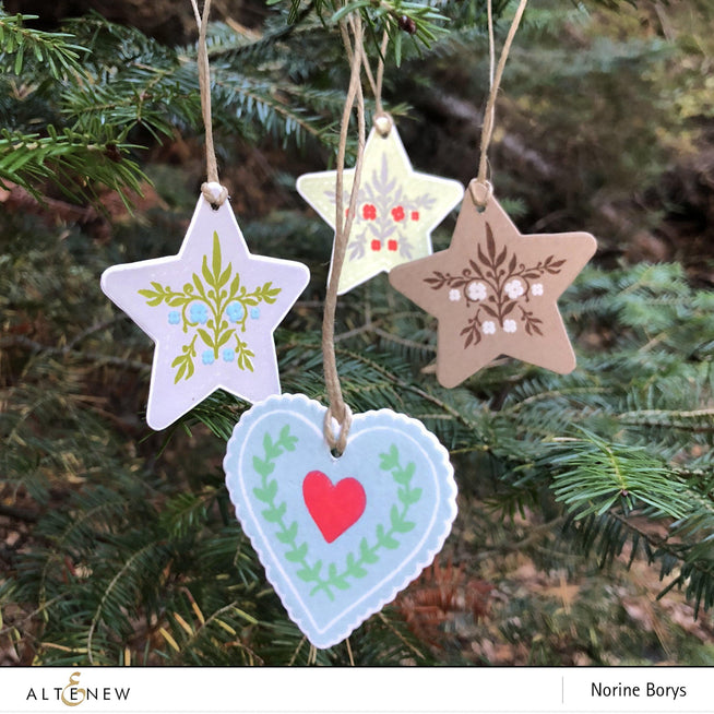 Altenew Stamp & Die Bundle Z - Peace Love Joy Stamp & Die Bundle