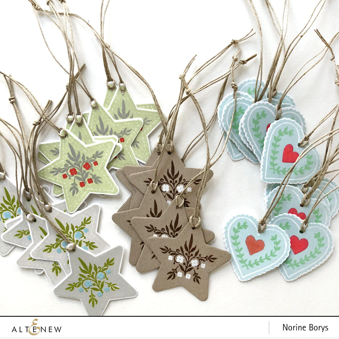 Altenew Stamp & Die Bundle Z - Peace Love Joy Stamp & Die Bundle