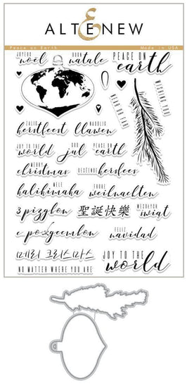 Altenew Stamp & Die Bundle Peace on Earth Stamp & Die Bundle