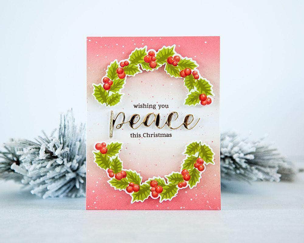 Altenew Stamp & Die Bundle Peaceful Wreath Stamp & Die Bundle