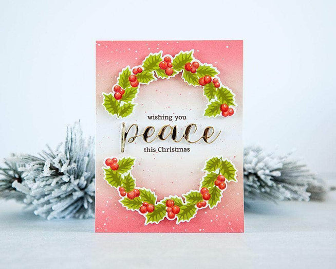 Altenew Stamp & Die Bundle Peaceful Wreath Stamp & Die Bundle