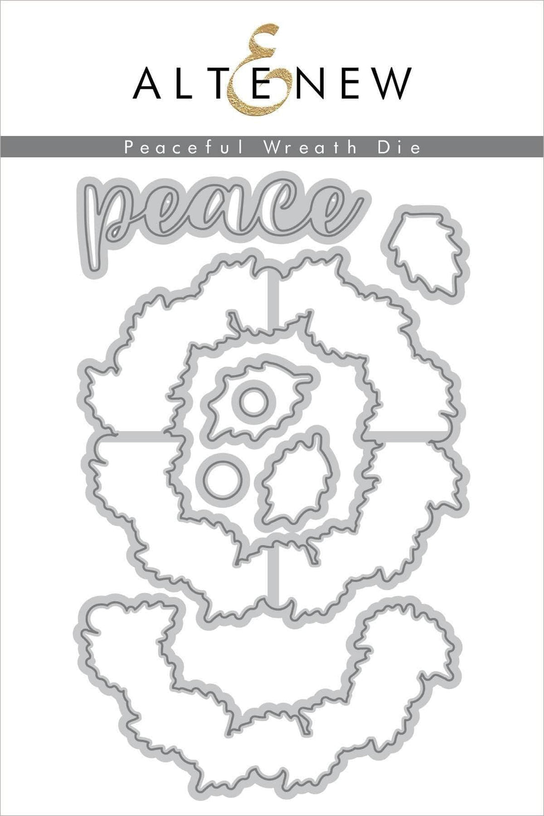 Altenew Stamp & Die Bundle Peaceful Wreath Stamp & Die Bundle
