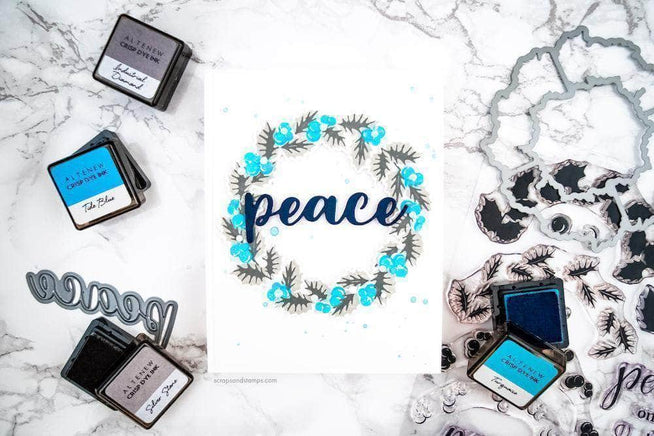 Altenew Stamp & Die Bundle Peaceful Wreath Stamp & Die Bundle