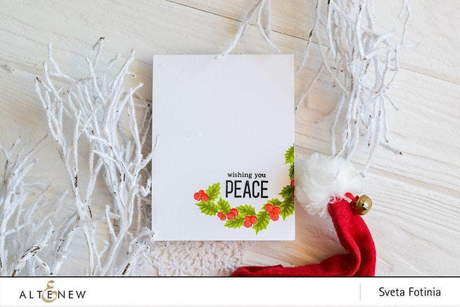 Altenew Stamp & Die Bundle Peaceful Wreath Stamp & Die Bundle
