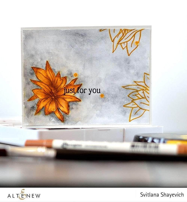 Altenew Stamp & Die Bundle Penned Rose Stamp & Die Bundle