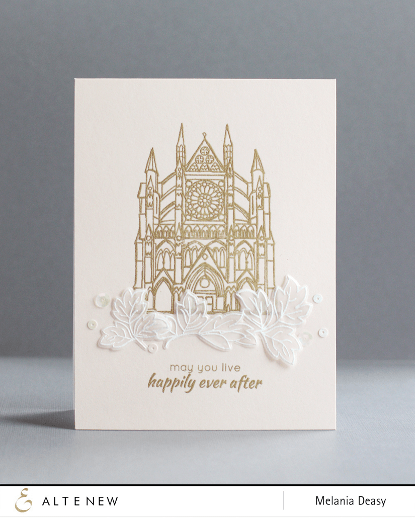 Altenew Stamp & Die Bundle Peony Scrolls Stamp & Die Bundle