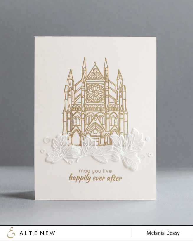 Altenew Stamp & Die Bundle Peony Scrolls Stamp & Die Bundle