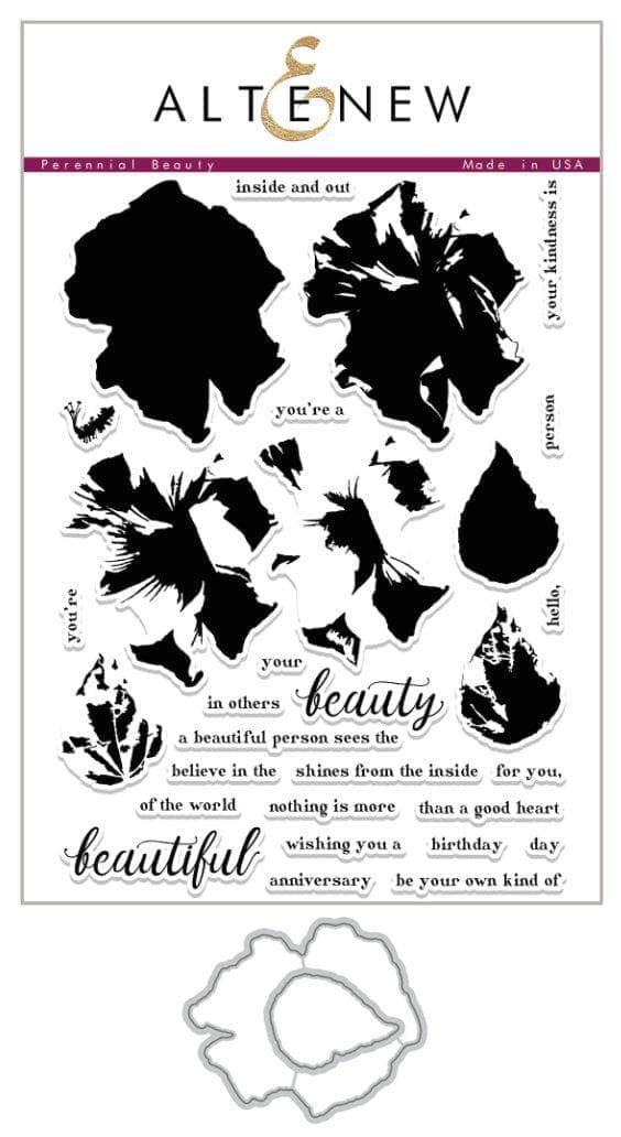 Altenew Stamp & Die Bundle Perennial Beauty Stamp & Die Bundle