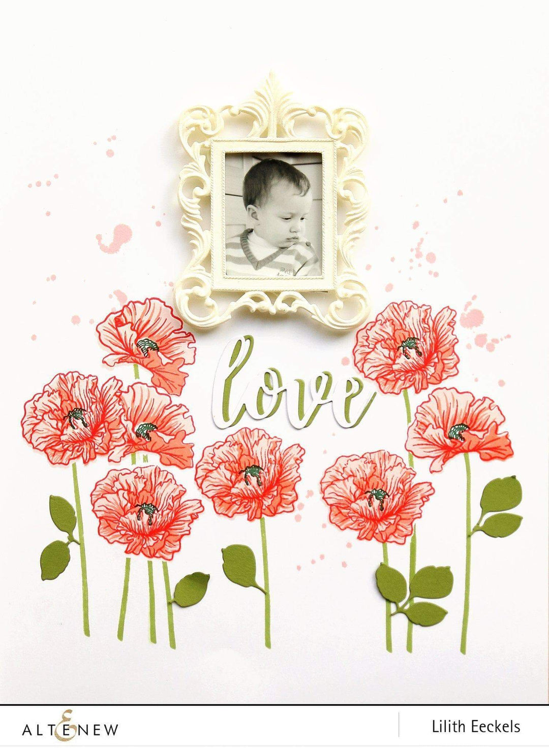 Altenew Stamp & Die Bundle Poppy Fields Stamp & Die Bundle