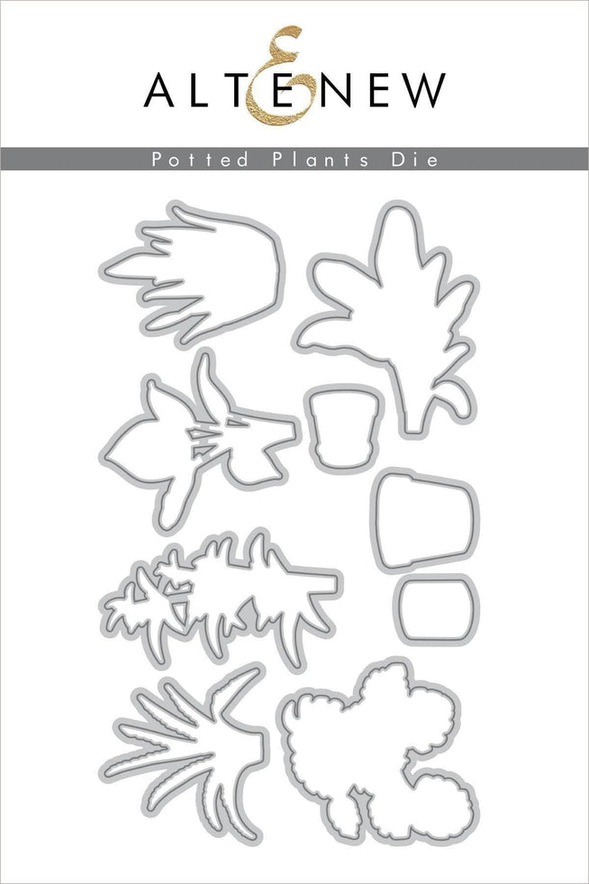 Altenew Stamp & Die Bundle Potted Plants