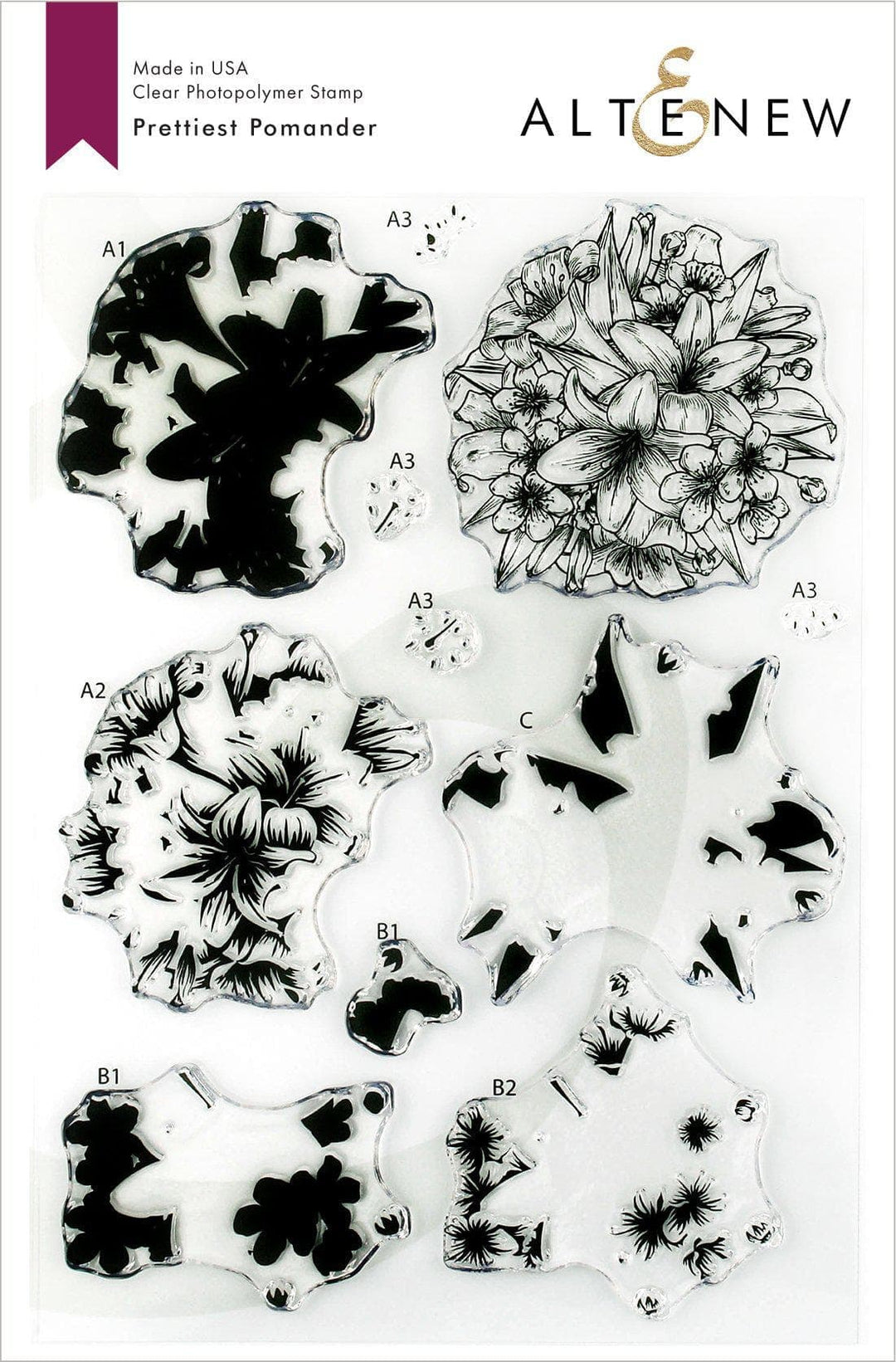 Altenew Stamp & Die Bundle Prettiest Pomander Stamp & Die Bundle
